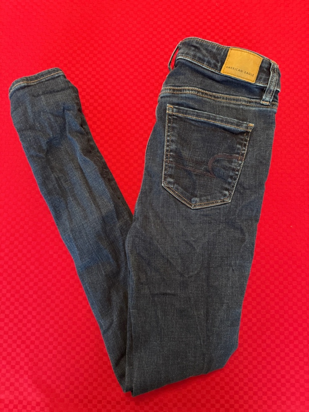 American Eagle Outfitters Dark Blue Skinny Jeans